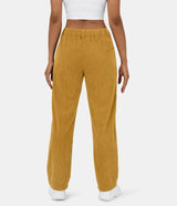 skirts : Pantalon Femme Velours Côtelé Taille Hau in van Seroa