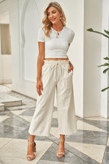 skirts : Pantalon Fluide Femme Coton in van Seroa