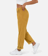 skirts : Pantalon Femme Velours Côtelé Taille Hau in van Seroa
