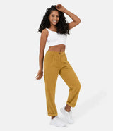 skirts : Pantalon Femme Velours Côtelé Taille Hau in van Seroa
