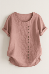 Blouse : Blouse Femme Chemise Lin in van Seroa