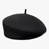 Women's Hat : Chapeau Femme Été Élégant in Fine herbe noire van Seroa