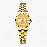 other : Montre Femme Quartz Luxe Élégante avec Bracelet Acier Doré in L'or van Seroa