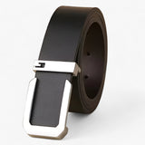 Women's Belt : Ceinture Femme Cuir Noire Noir in Argento van Seroa