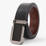 Women's Belt : Ceinture Femme Cuir Noire Noir in Grigio van Seroa