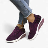 Sneakers : Baskets Femme Denim Tendance in Violet van Seroa