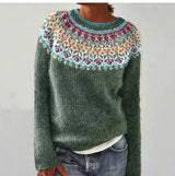 Knitted sweaters : Pull Femme Coton Rayé in van Seroa
