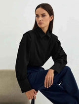 Blouse : Chemise carrée femme à boutons multiples coloris variés in van Seroa