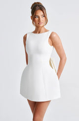 Mini dresses : Robe Courte Femme Coton Noir in van Seroa