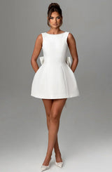 Mini dresses : Robe Courte Femme Coton Noir in van Seroa