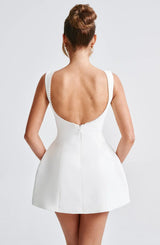 Mini dresses : Robe Courte Femme Coton Noir in van Seroa