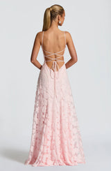 Maxi dresses : Robe longue femme avec bretelles fines et motifs floraux in van Seroa