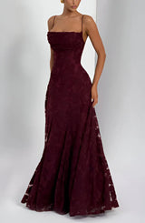 Maxi dresses : Robe Longue Femme Fluide Élégante pour Soirée ou Cérémonie - Plusieurs Couleurs Disponibles in van Seroa