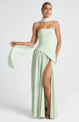 Maxi dresses : Robe Longue Femme Élégant Moderne Fendue in van Seroa