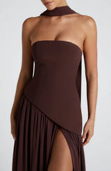 Maxi dresses : Robe Longue Femme Élégant Moderne Fendue in van Seroa