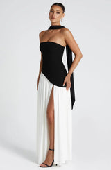 Maxi dresses : Robe Longue Femme Élégant Moderne Fendue in van Seroa