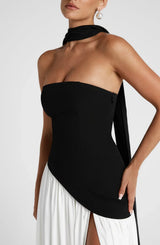 Maxi dresses : Robe Longue Femme Élégant Moderne Fendue in van Seroa