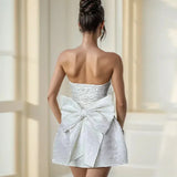 Mini dresses : Robe Courte Femme Jacquard Bretelles in van Seroa