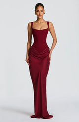Maxi dresses : Robe longue moulante femme dos nu in Bourgogne van Seroa