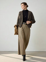 Jacket : Blythe Cropped Tweed Jacket Effortlessly Chic in van Seroa