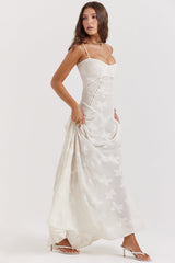 dresses : Robe Longue Femme Floral Transparente in van Seroa