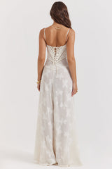 dresses : Robe Longue Femme Floral Transparente in van Seroa