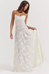 dresses : Robe Longue Femme Floral Transparente in van Seroa