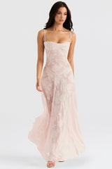 dresses : Robe Longue Femme Floral Transparente in van Seroa