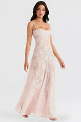 dresses : Robe Longue Femme Floral Transparente in van Seroa