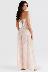 dresses : Robe Longue Femme Floral Transparente in van Seroa