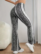 other : Pantalon Fluide Femme Imprimé Polyester in van Seroa