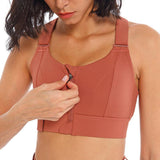 Women's Underwear : Soutien-gorge Femme Réglable et Confortable en Coton Stretch in Rosso van Seroa