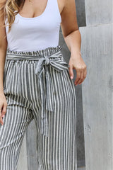 skirts : Pantalon Fluide Femme Rayé in van Seroa