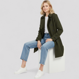 Autumn Collection : Trenchcoat Femme en Coton Ajusté Autumn Collection in van Seroa