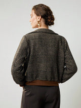 Jacket : Blythe Cropped Tweed Jacket Effortlessly Chic in van Seroa