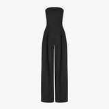 One-Pieces : Combinaison Femme Chic Noire Élégant Noir Estival in Néron van Seroa