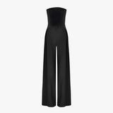 One-Pieces : Combinaison Femme Chic Noire Élégant Noir Estival in van Seroa